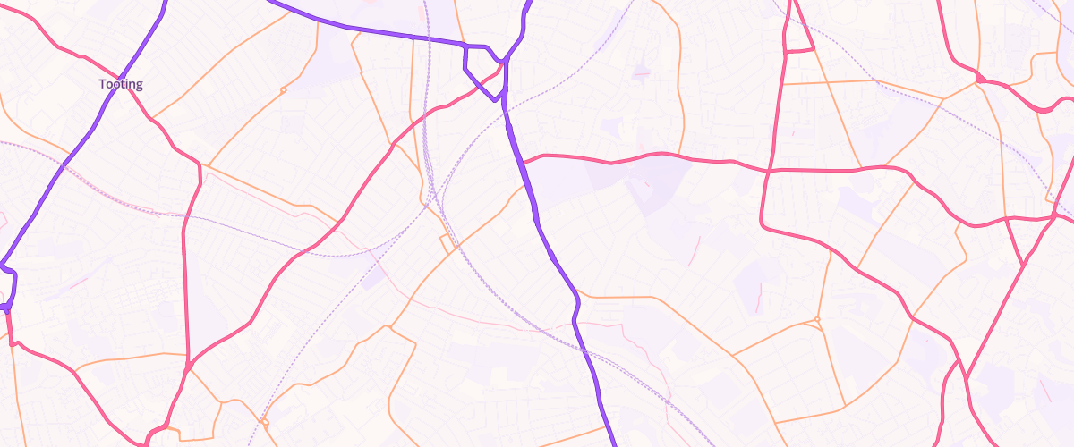Map showing the location of Eg Streatham Pfs