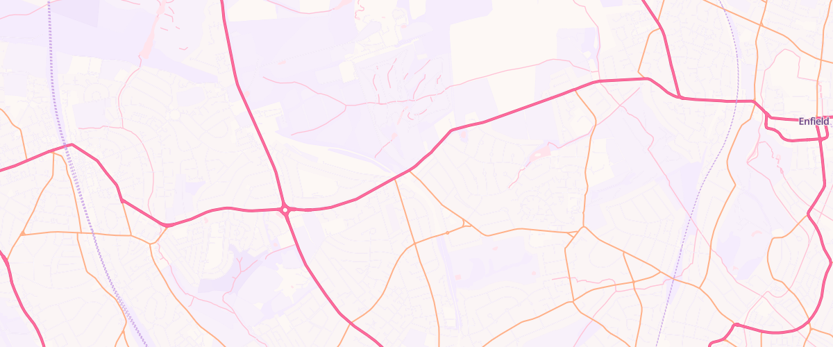Map showing the location of Southgate Bramley Rd Esso