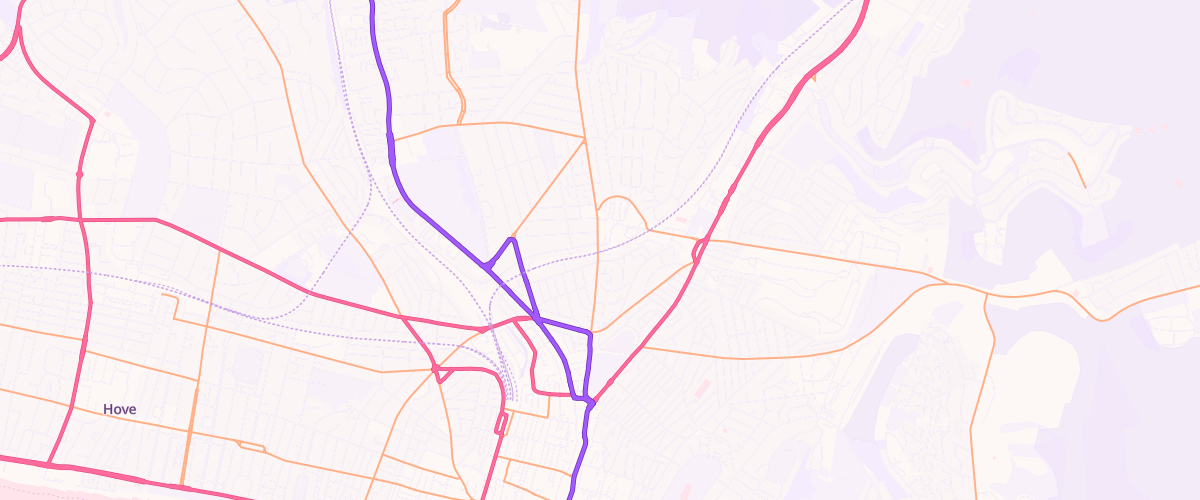 Map showing the location of Mfg Downsway