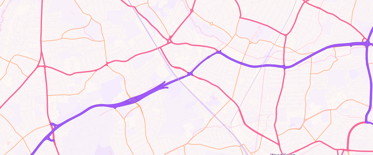 Map showing the location of Pinkham Way Sf Connect