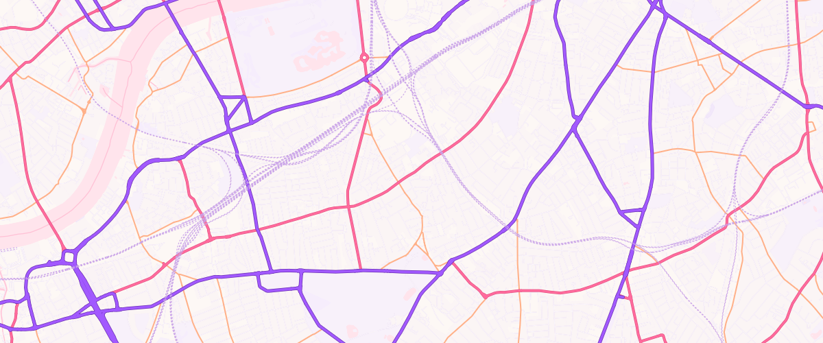 Map showing the location of Asda Clapham Express Petrol