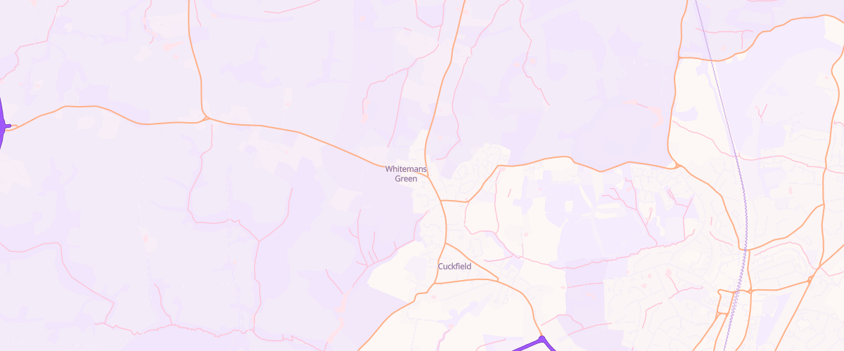 Map showing the location of Mfg Cuckfield