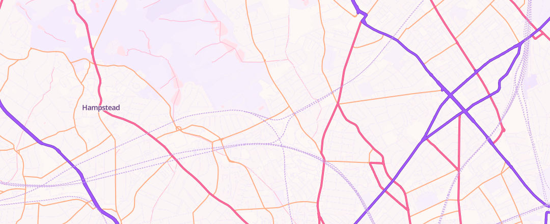 Map showing Kwik - Fit, London