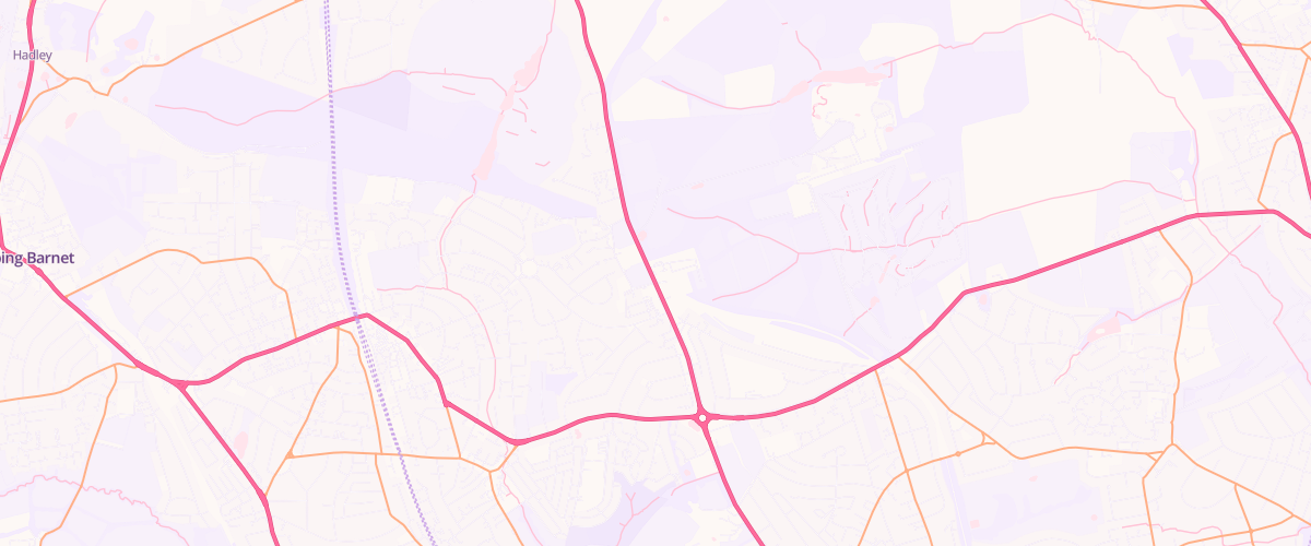 Map showing the location of Cockfosters Sf Connect