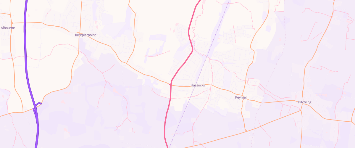 Map showing the location of Mfg Hassocks