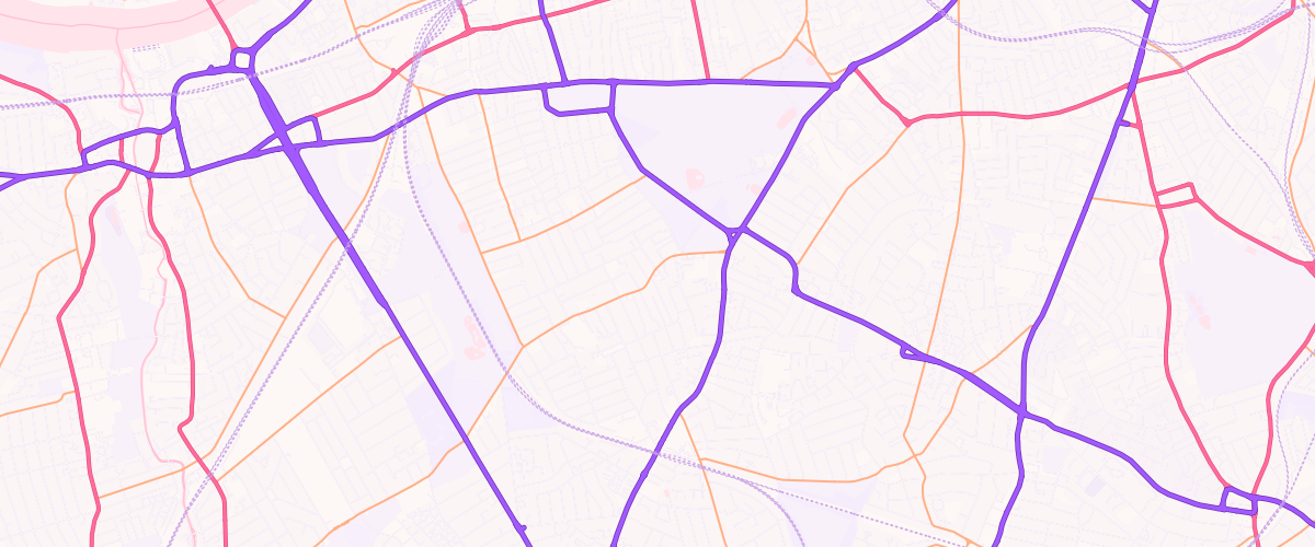 Map showing the location of Sainsburys Balham