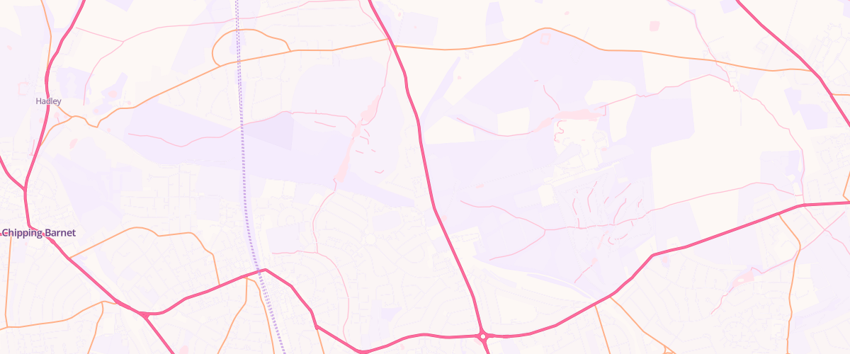 Map showing the location of Tgc Cockfosters