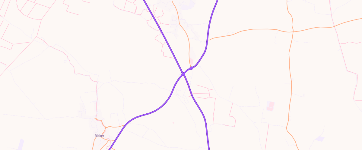 Map showing the location of Mfg Bicker Bar