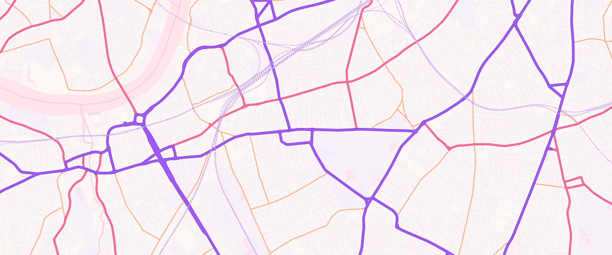 Map showing the location of Mfg Clapham Common