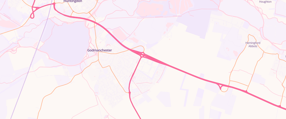 Map showing the location of Shell Godmanchester
