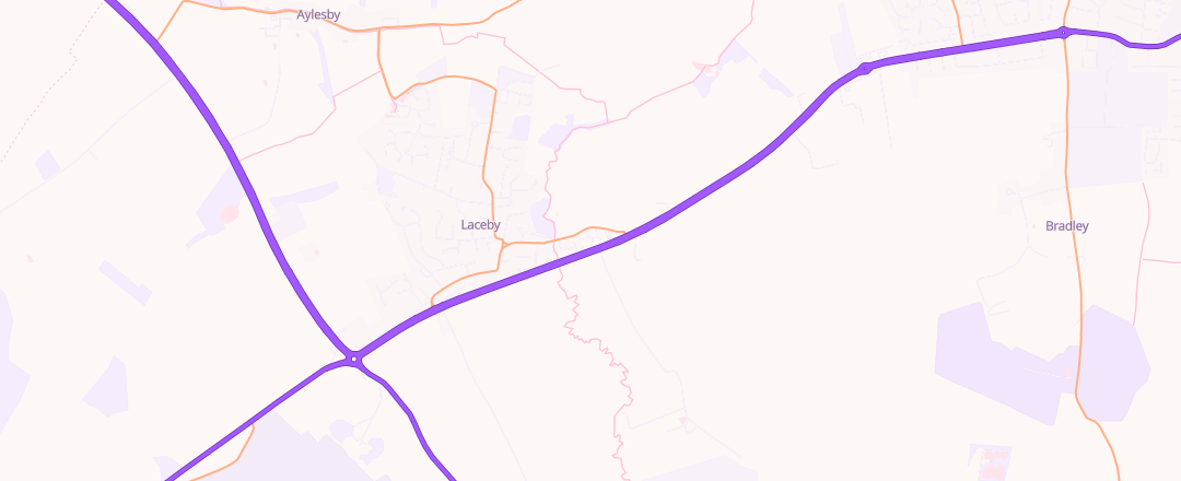 Map showing Marshall Of Cambridge, Grimsby