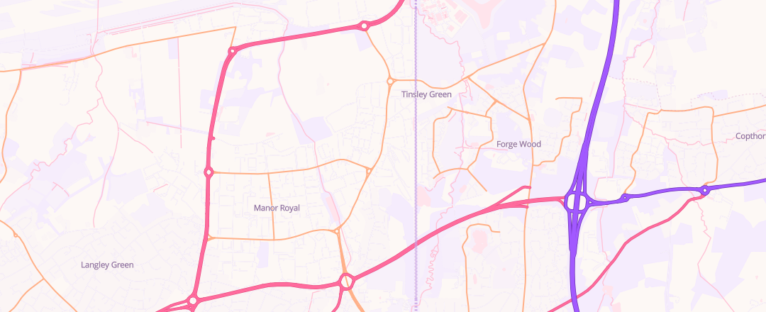 Map showing Mr Clutch Autocentres Limited, Crawley
