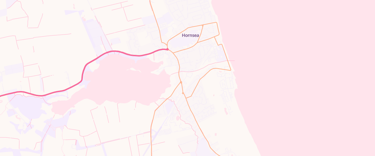 Map showing the location of Hornsea Superstore Petrol Filling