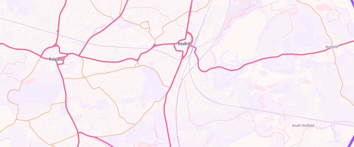 Map showing the location of Hillside Sf Connect