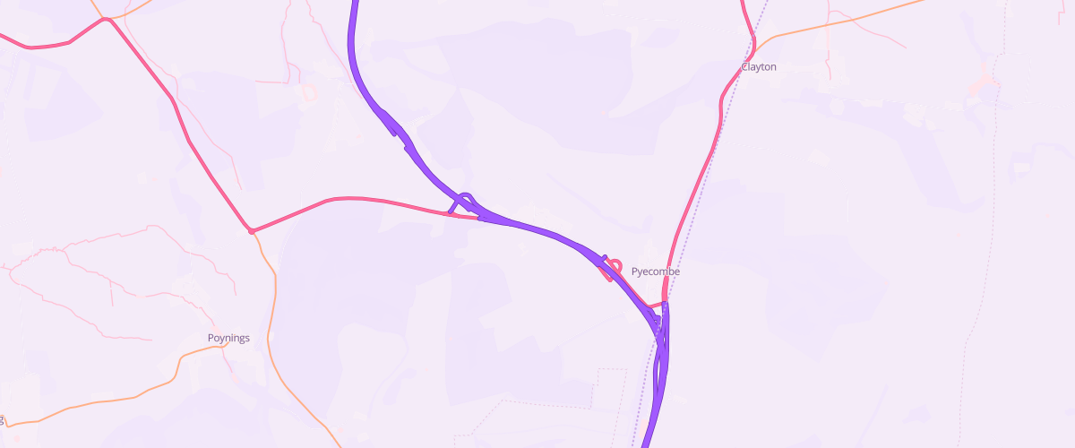 Map showing the location of Tates