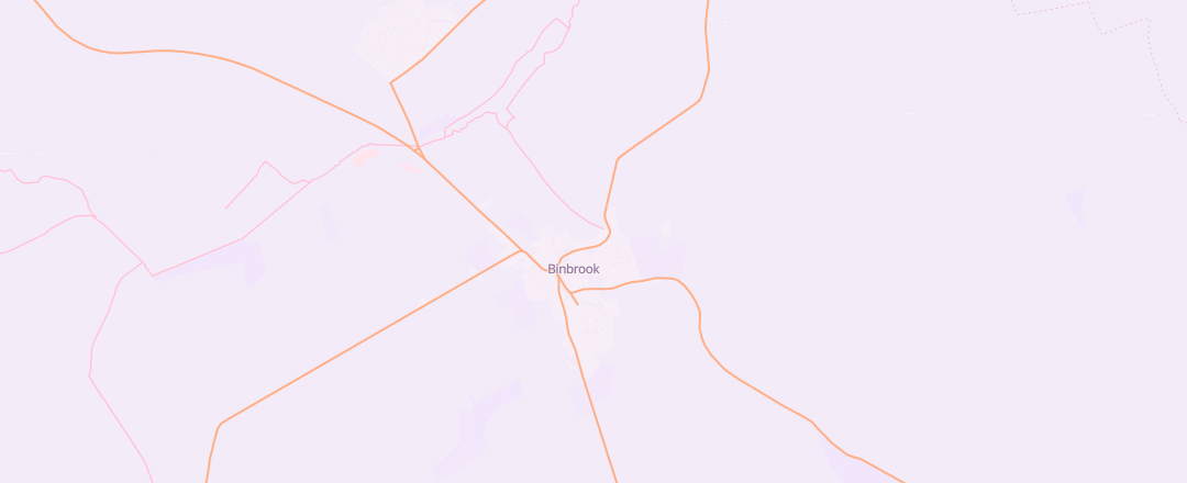 Map showing Binbrook Motors, Market Rasen