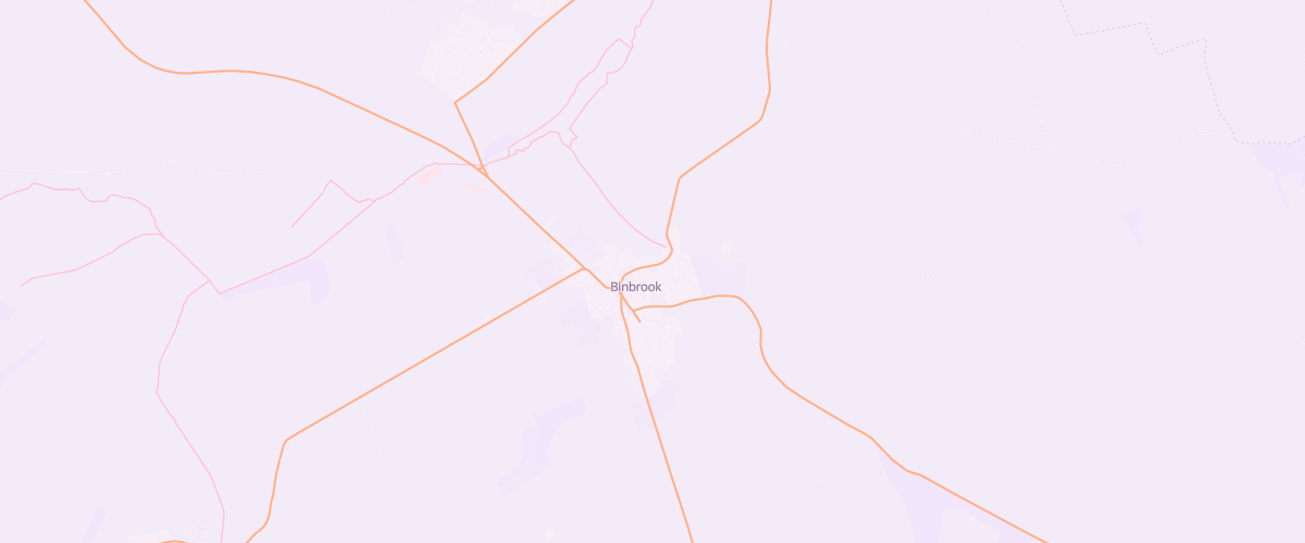 Map showing the location of Binbrook Motors