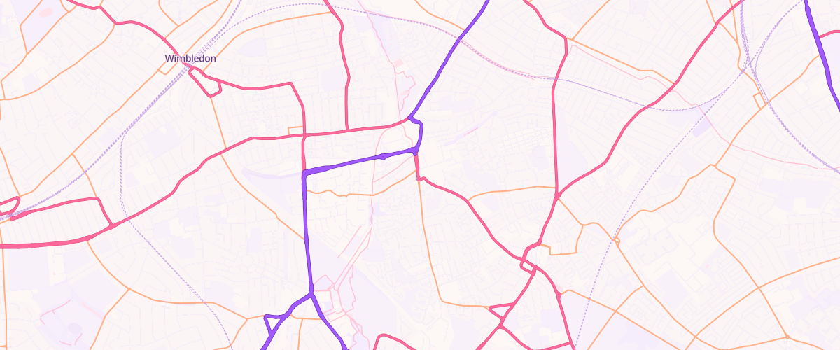 Map showing the location of Shell Western Road