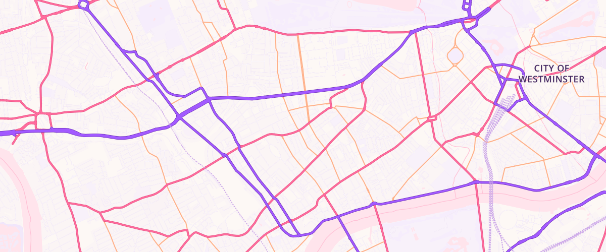Map showing the location of Shell Old Brompton