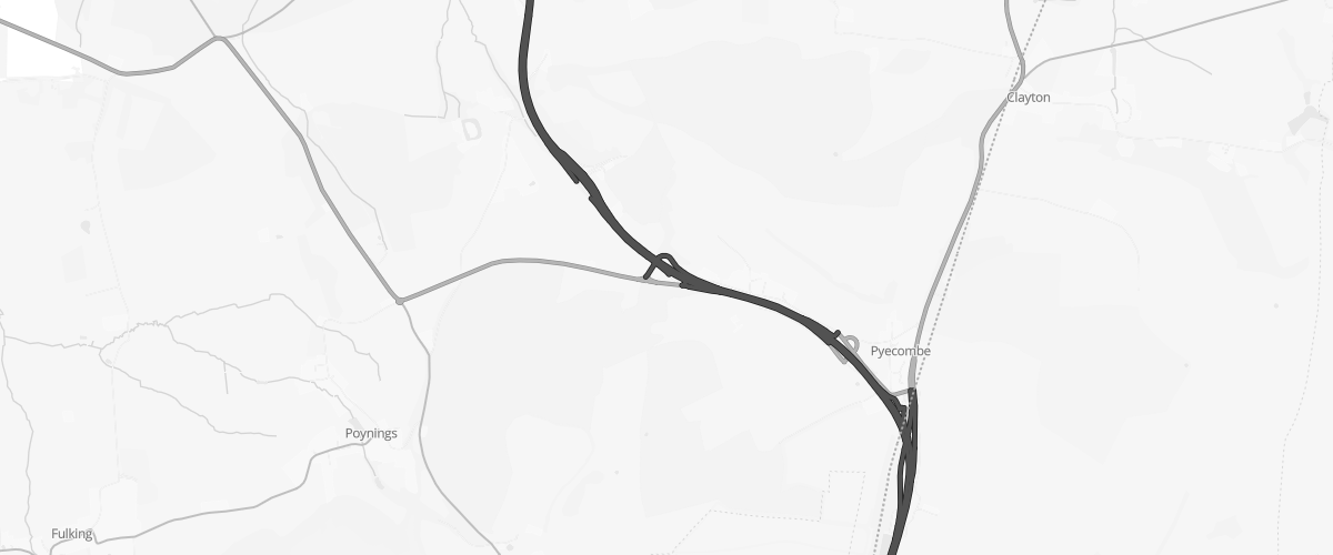 Map showing the location of Tates