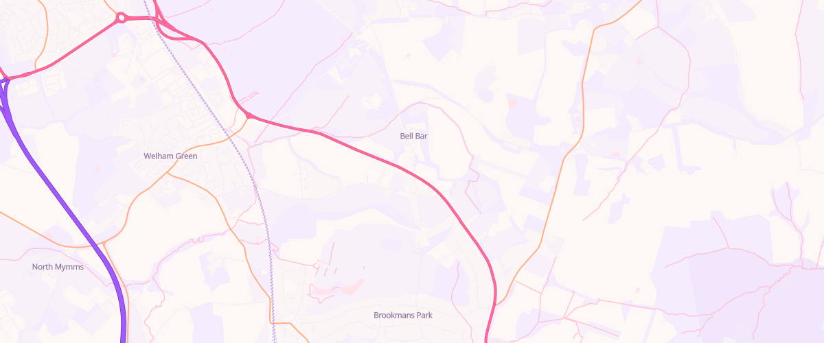 Map showing the location of Mfg Bell Bar