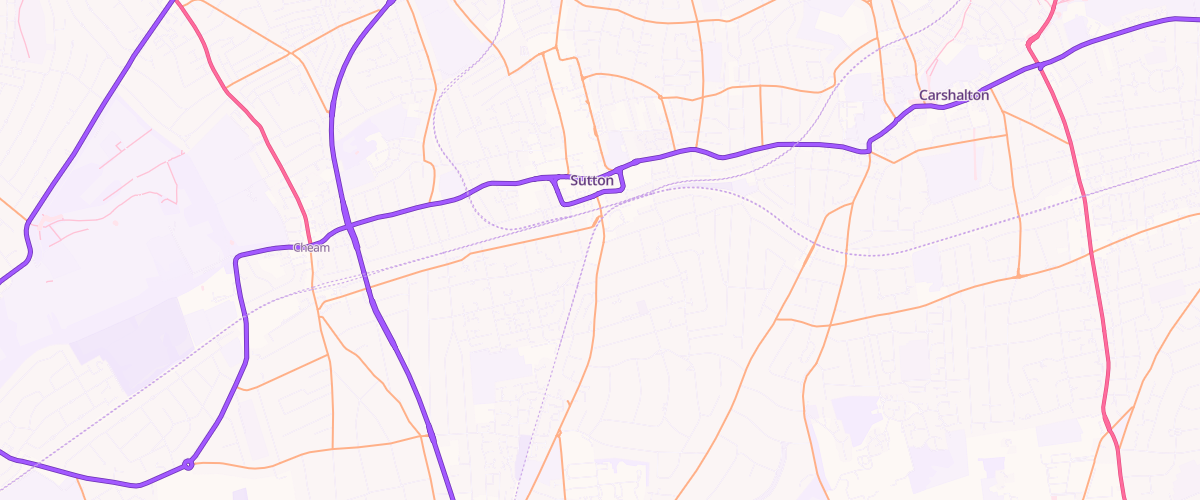 Map showing the location of Mfg Sutton Court