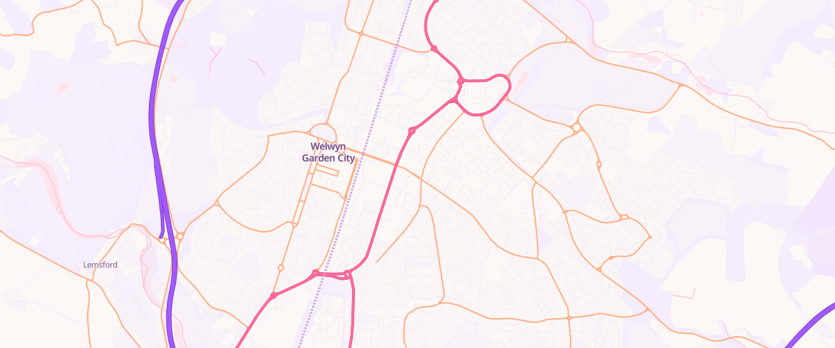 Map showing the location of Mfg Eastbridge