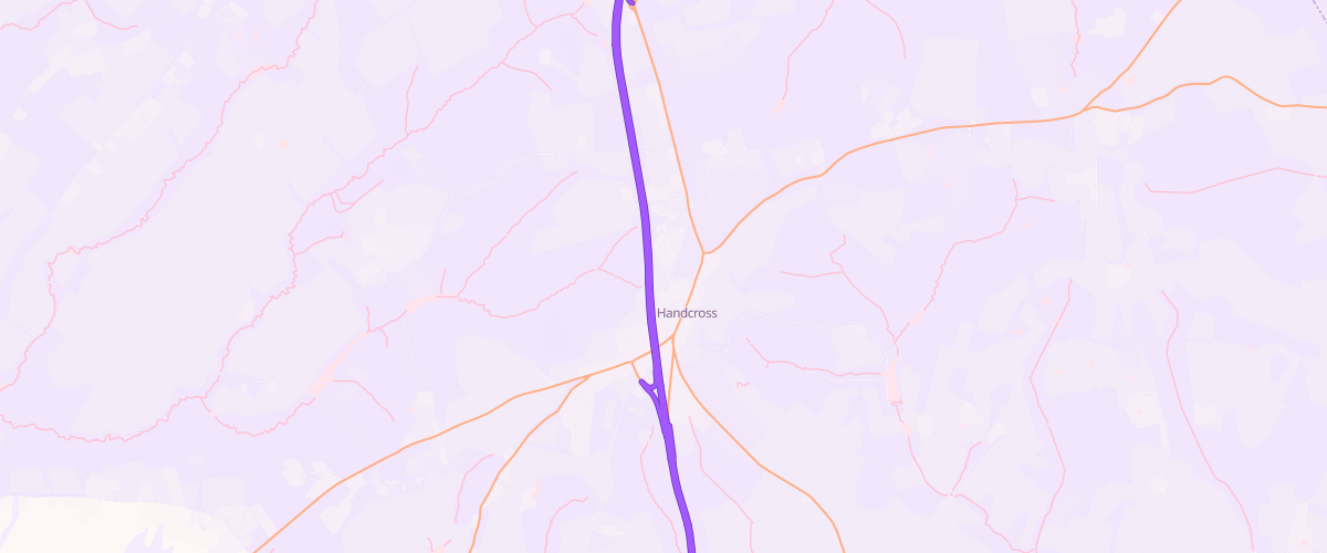Map showing the location of Mfg Handcross
