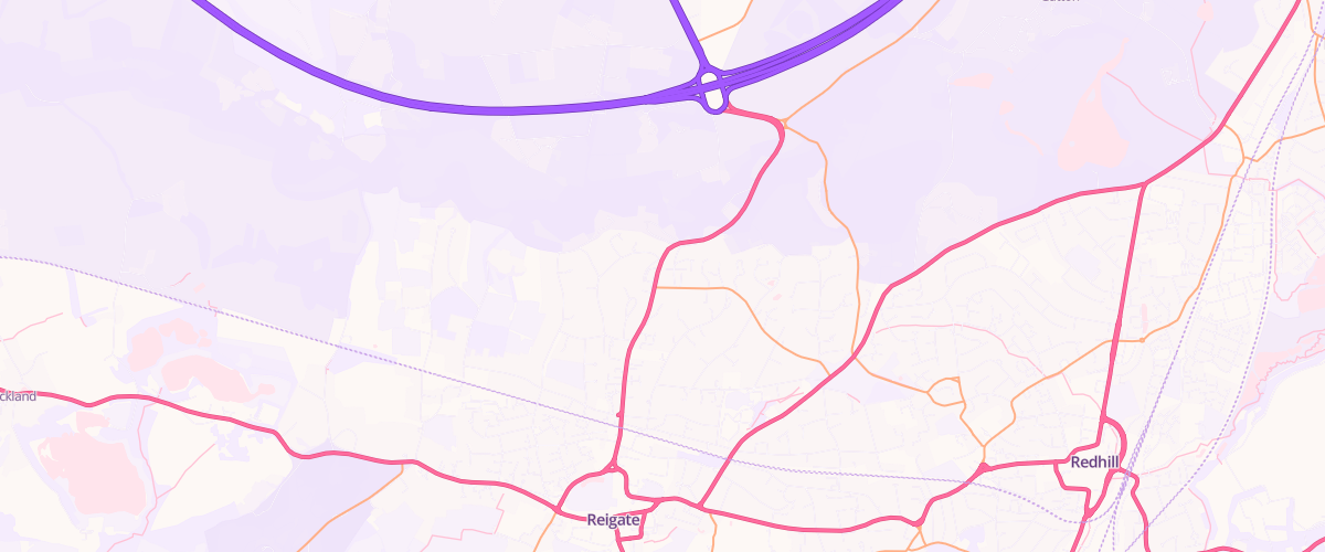 Map showing the location of Rontec Reigate Manor