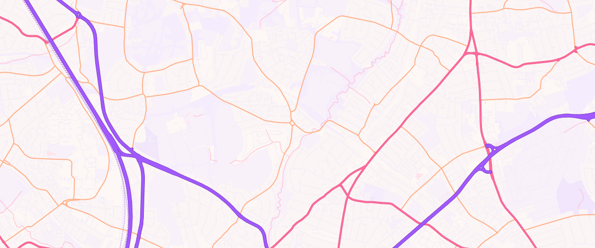 Map showing the location of Kellys Corner Sf Connect