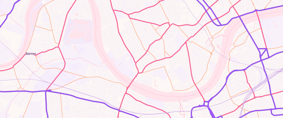 Map showing the location of Shell Recharge Waitrose Fulham