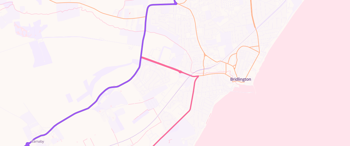 Map showing the location of Mfg Morrisons Bridlington