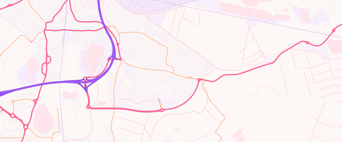 Map showing the location of Eg Peterborough Pfs