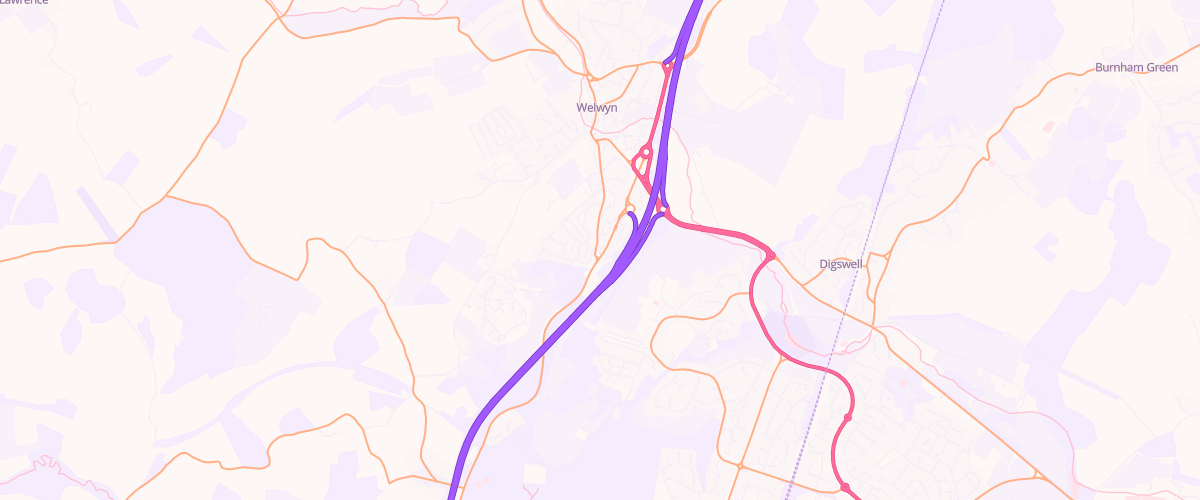 Map showing the location of Nodeway Sf Connect