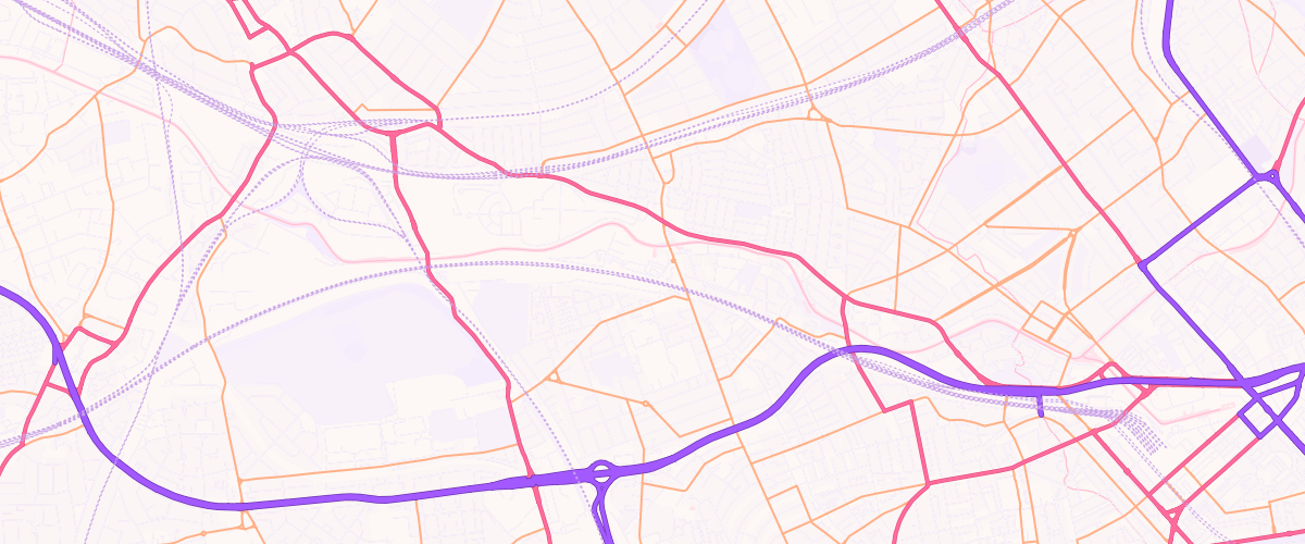 Map showing the location of Sainsburys Ladbroke Grove