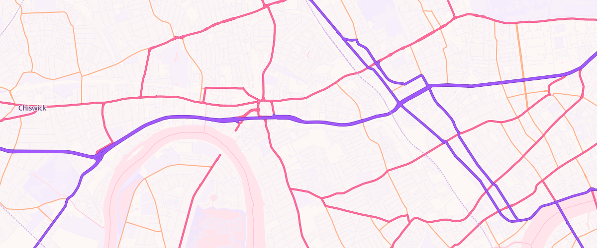 Map showing the location of Flyover Sf Connect