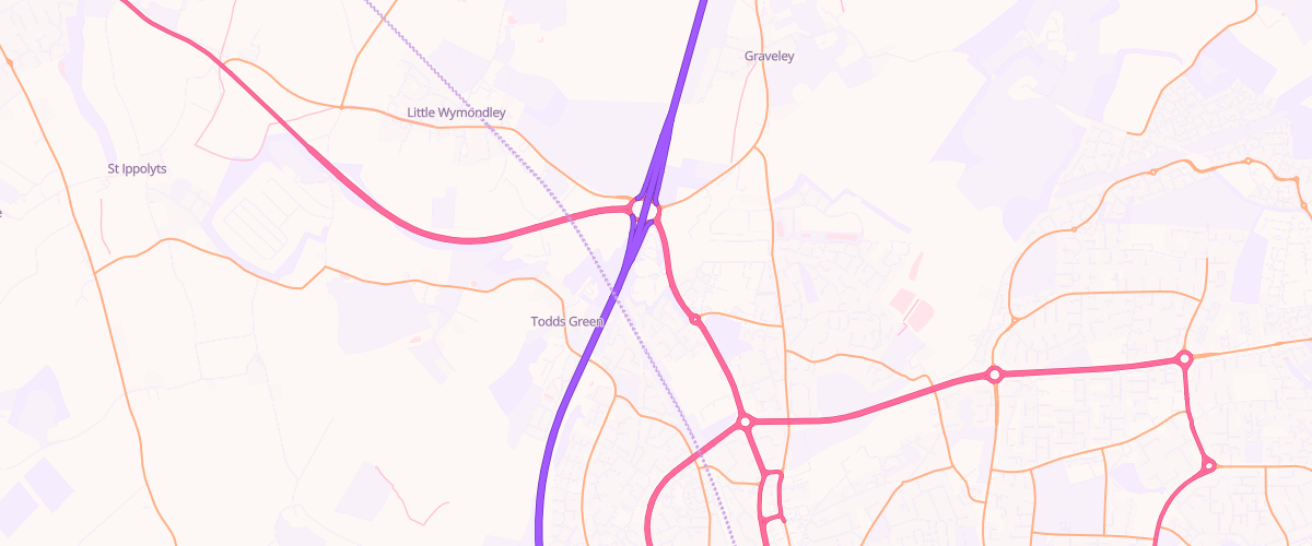 Map showing the location of Sainsburys Coreys Mill
