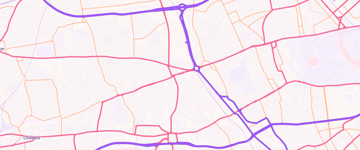 Map showing the location of Bush Centre Sf Connect