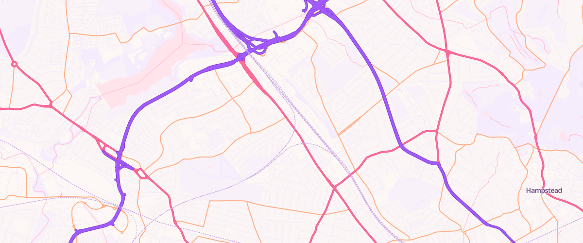 Map showing the location of Mfg Cricklewood