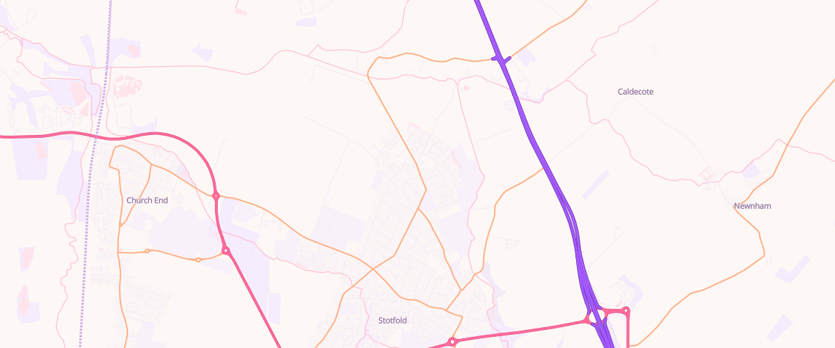 Map showing the location of Saunders Garage Ltd