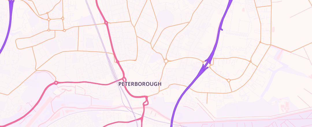 Map showing Specialist Automotive Services Ltd, Peterborough