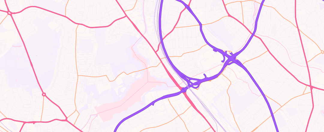 Map showing Kwik Fit, London