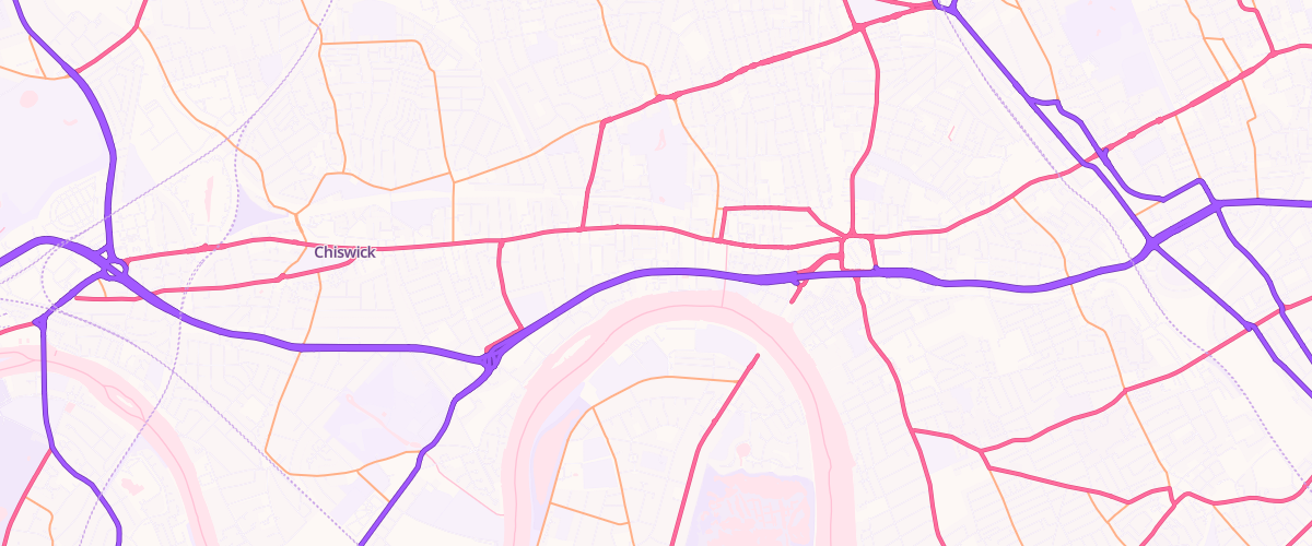 Map showing the location of Mfg Cromwell Road North