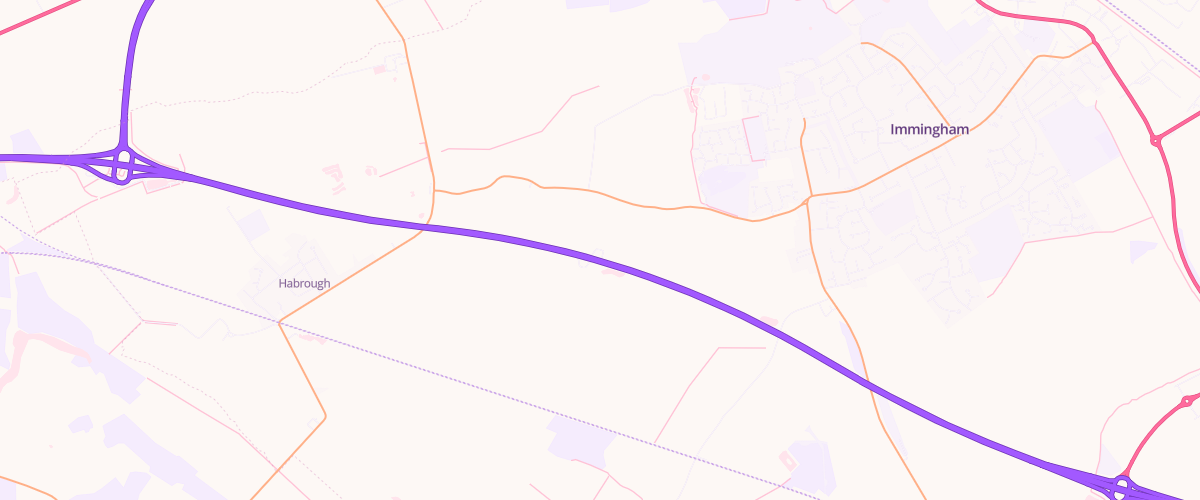 Map showing the location of Ascona Luxmore East Service