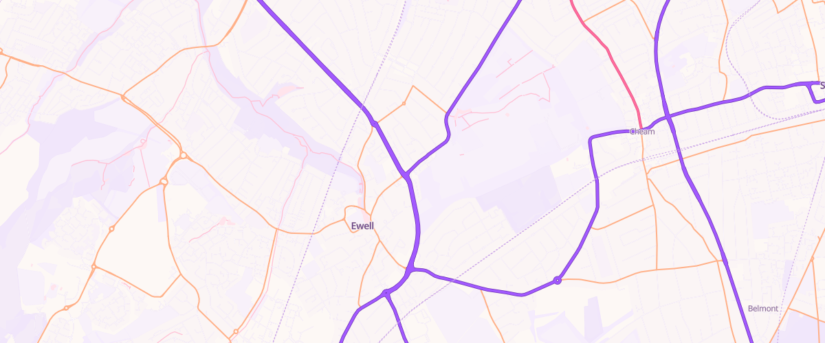 Map showing the location of Ewell Sf Connect