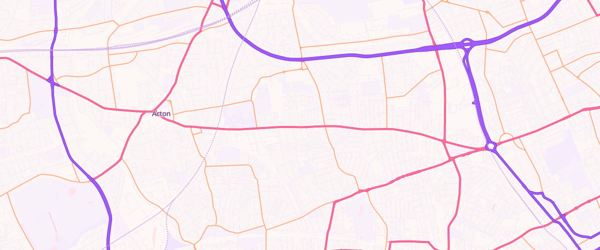 Map showing the location of Mfg Acton Vale