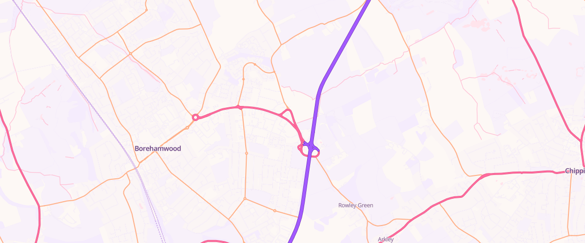 Map showing the location of Clarendon Sf Connect