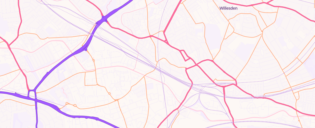 Map showing N & D Motors, London