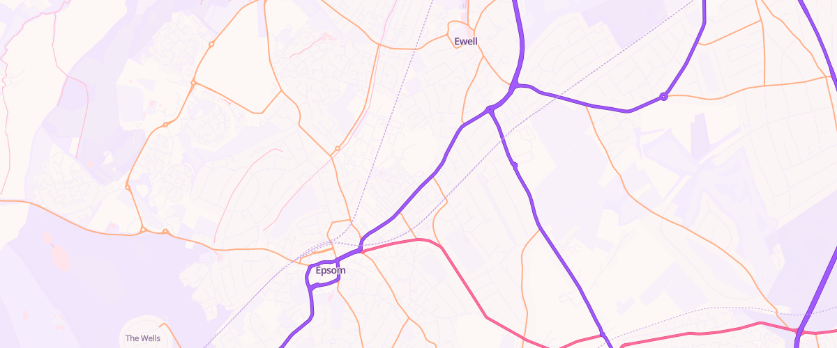 Map showing the location of Sainsburys Kiln Lane