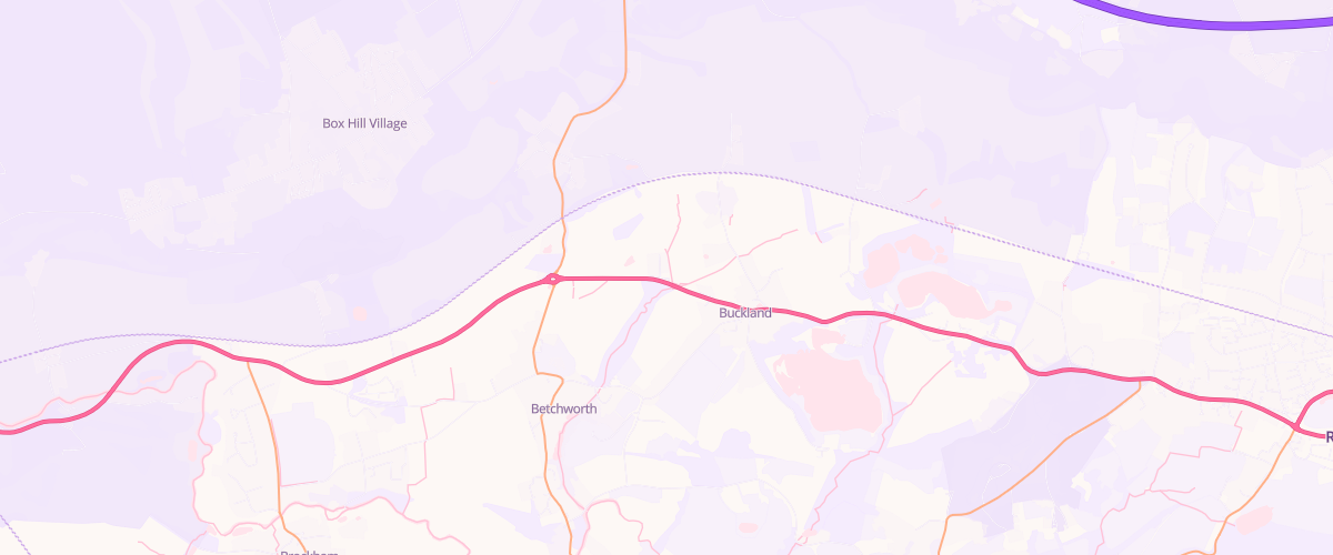 Map showing the location of Shell Little Waitrose Buckland